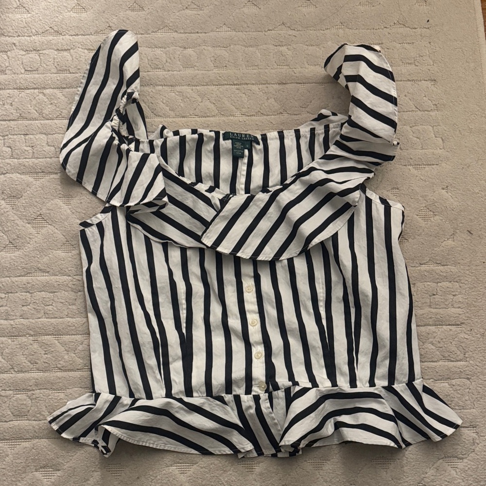 Ralph Lauren Vintage Ruffle Top